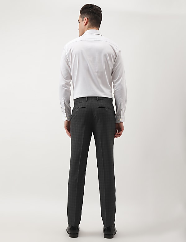 Checks Slim Fit Trousers