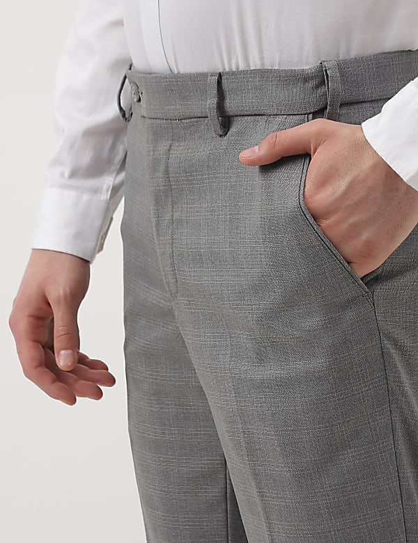 Checks Slim Fit Trousers