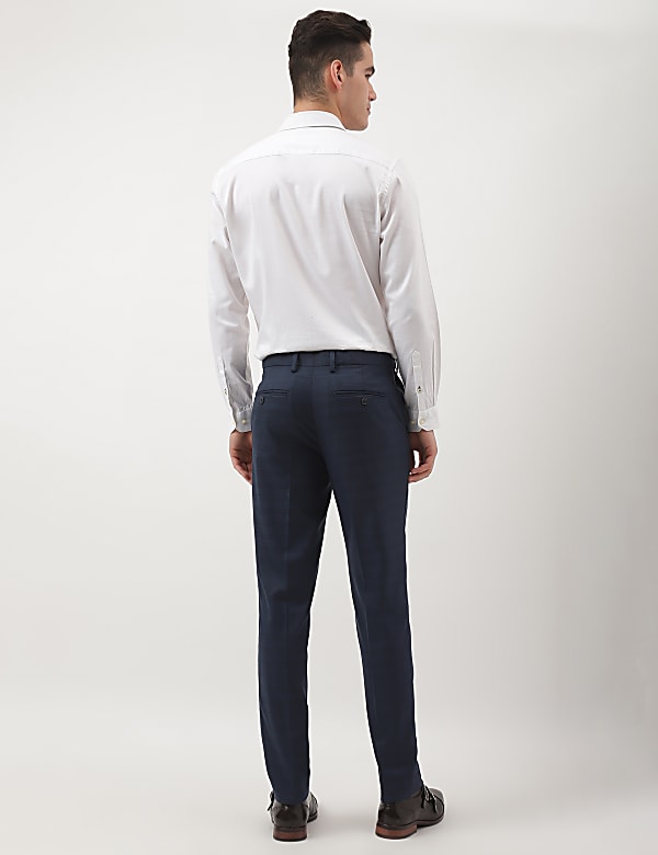Checks Slim Fit Trousers
