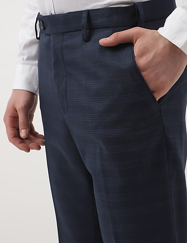 Checks Slim Fit Trousers