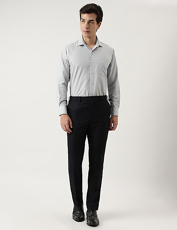 Slim Fit Striped Trousers