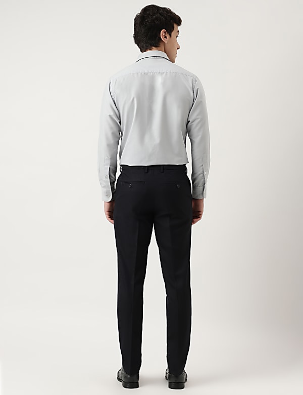 Slim Fit Striped Trousers
