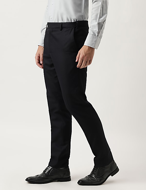 Slim Fit Striped Trousers