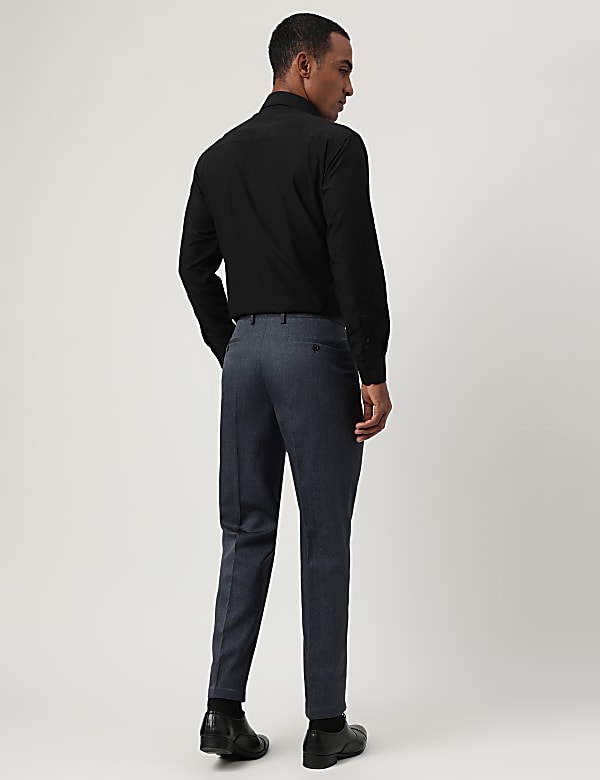 Regular Fit Plain Trousers