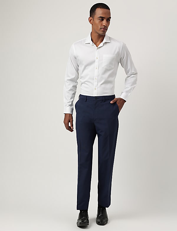 Regular Fit Checked Trousers