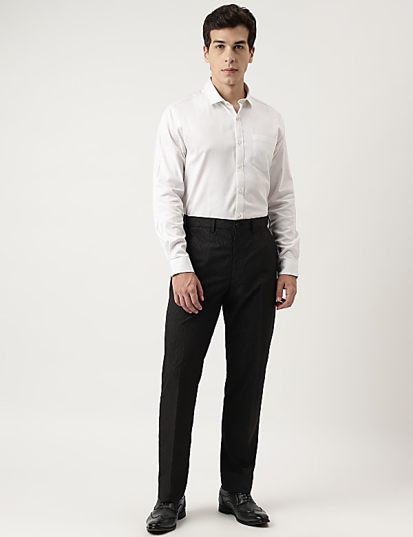 Check Print Trousers
