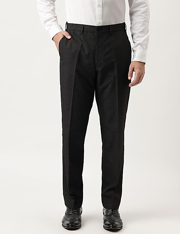 Check Print Trousers