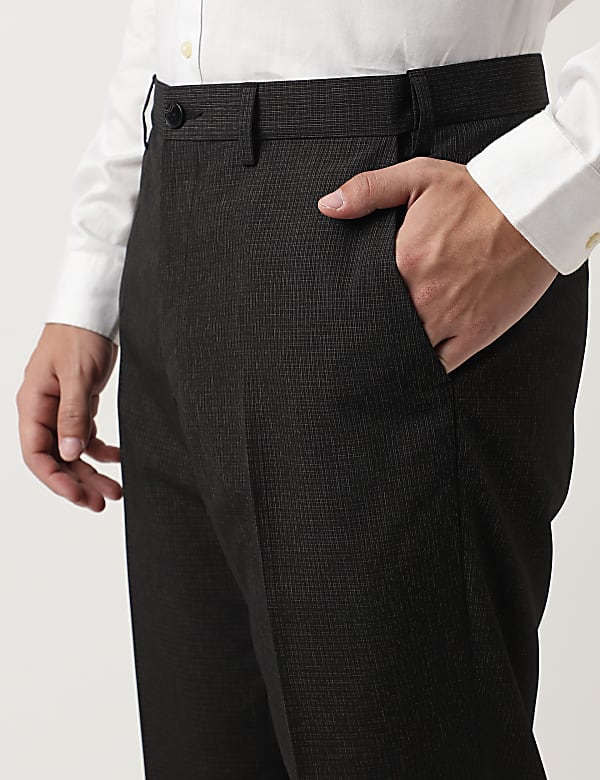 Check Print Trousers
