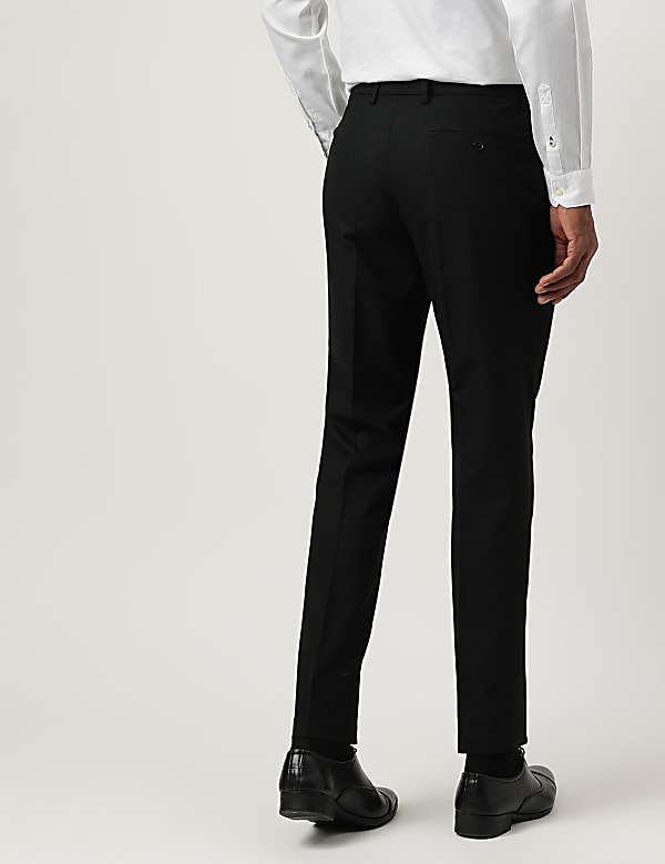 Slim Fit Plain Trousers