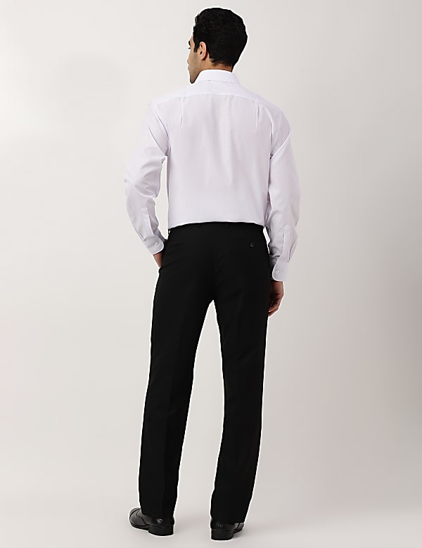 Plain Regular Fit Trousers