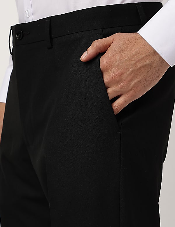 Plain Regular Fit Trousers