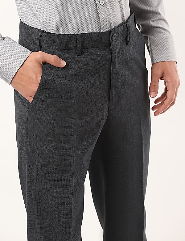 Crease Resistant Regular Fit Design Trouser