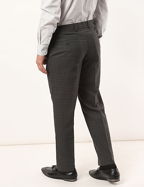 Crease Resistant Regular Fit Design Trouser