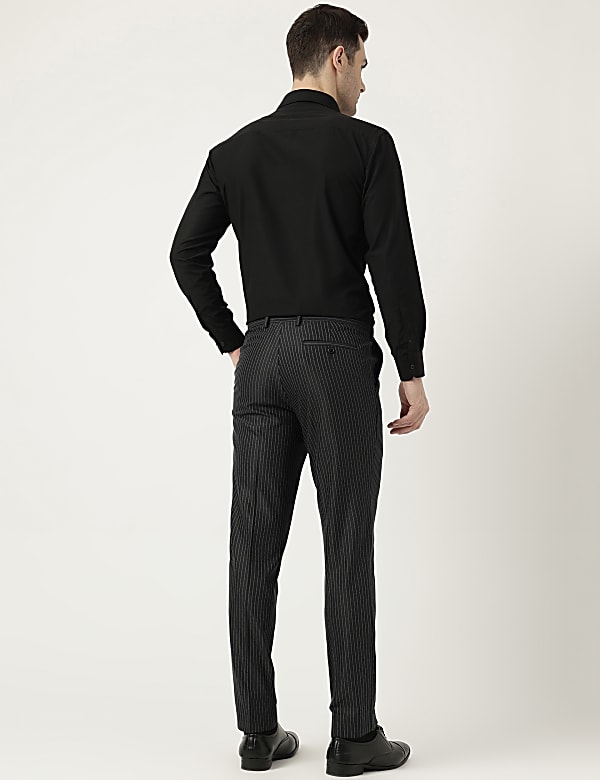 Slim Fit Striped Trousers