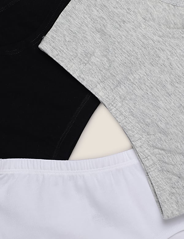 Pack of 5 Cotton Mix Plain Knickers