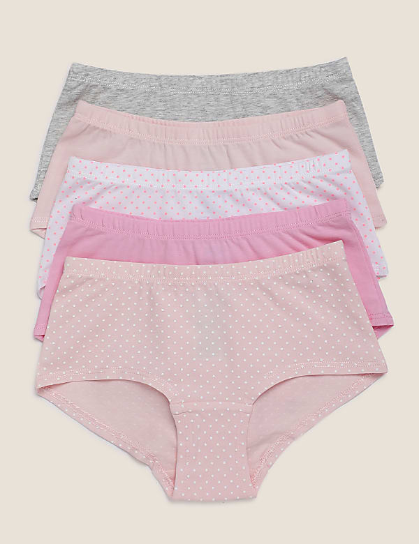 Pack of 5 Cotton Mix  Seamless Knickers