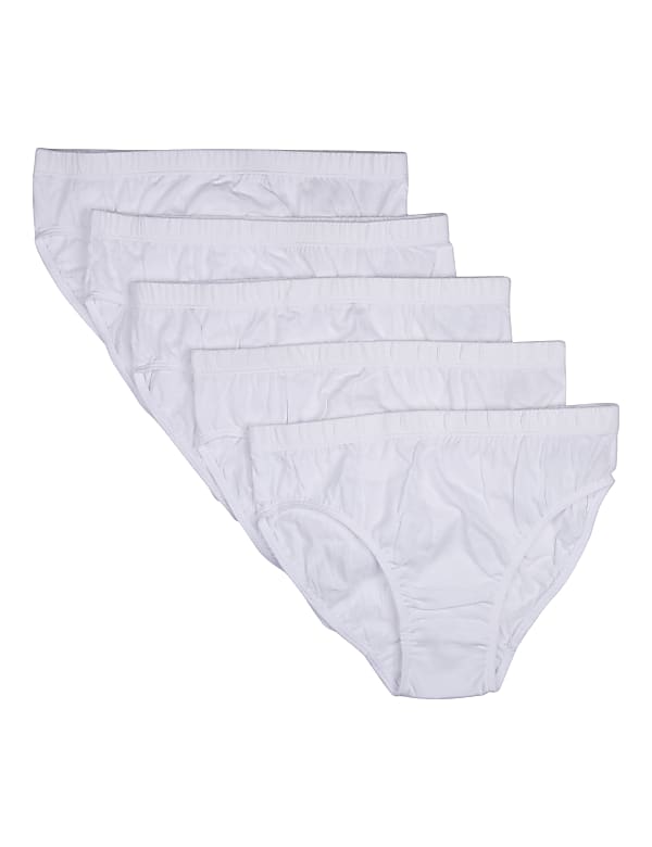 5 Pack Cotton Plain Briefs