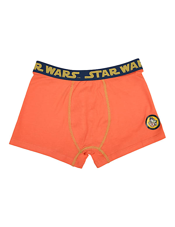 3pk Cotton Rich Star Wars™ Trunks (2-16 Yrs)
