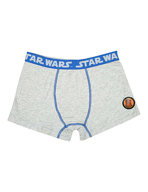 3pk Cotton Rich Star Wars™ Trunks (2-16 Yrs)