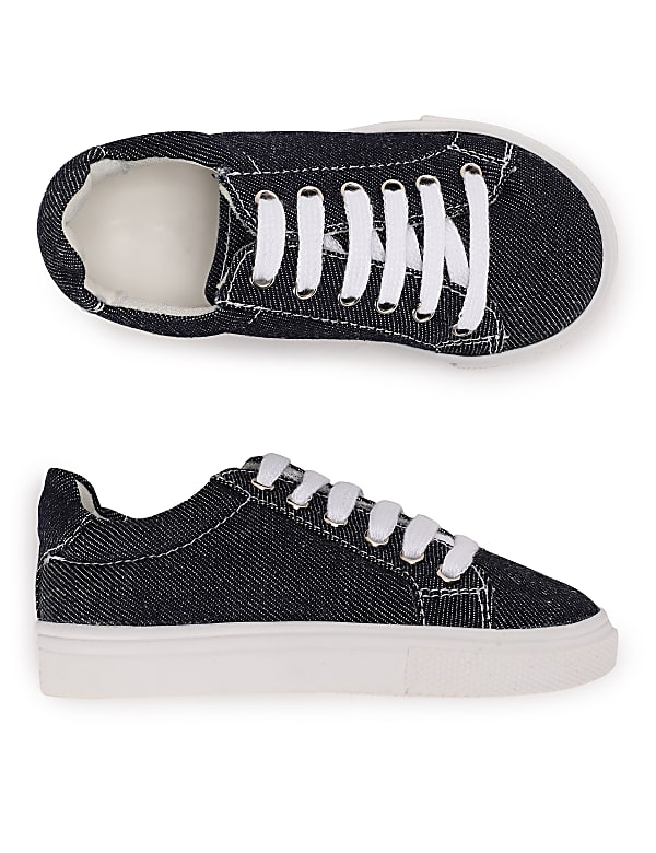 Denim Plain Shoes