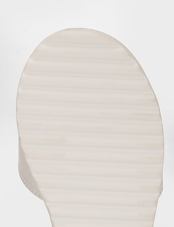 Girls Plain Velcro Flat Sandals
