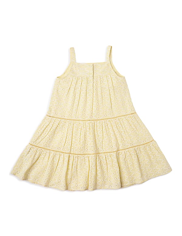 Pure Cotton Embroidered Square Neck Blouse