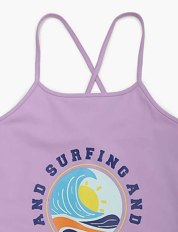Polyamide Blend Printed Swimsuit