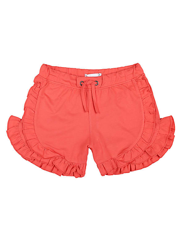 Pure Cotton Solid Regular Fit Shorts