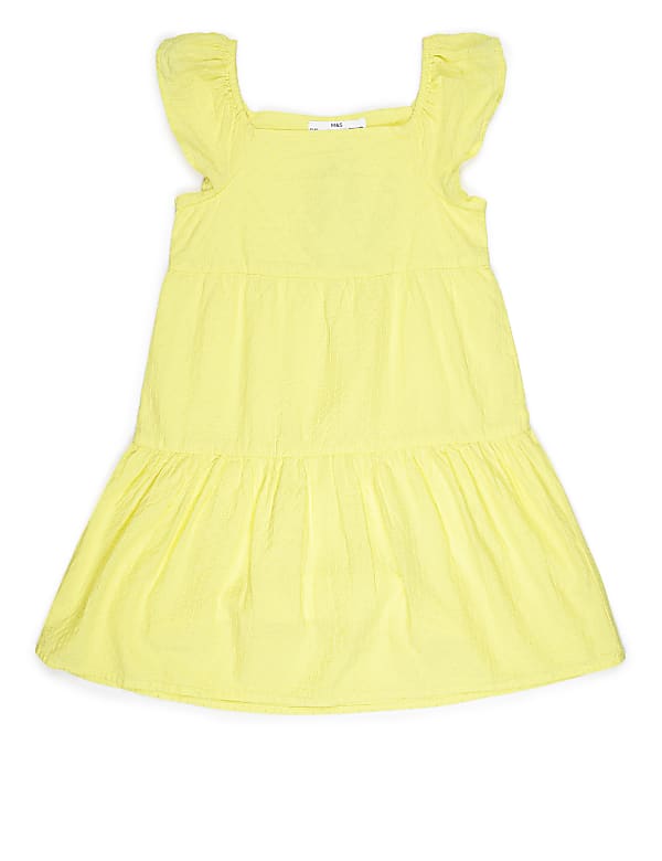 Tiered Embroidered Dress
