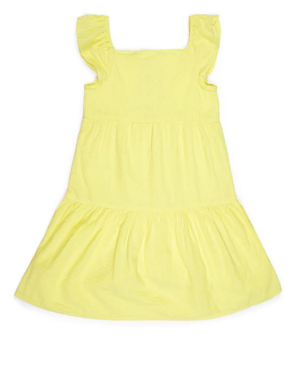 Tiered Embroidered Dress