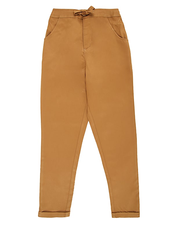 Pure Viscose Plain Regular Fit Trouser