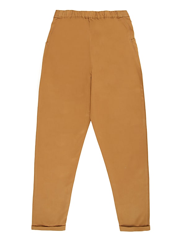 Pure Viscose Plain Regular Fit Trouser
