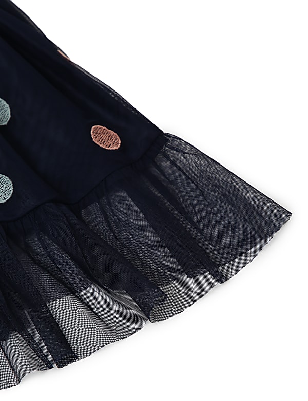 Embroidered Peter Pan Collar Dress