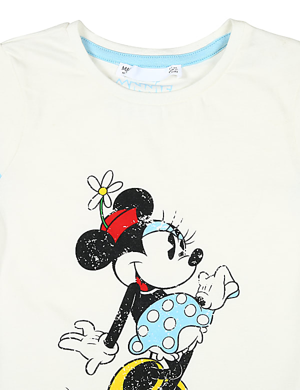 H Minnie Mouse Tee (2-7 Yrs)