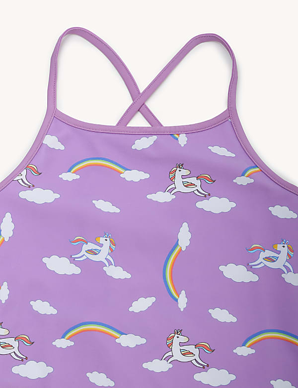 Polyamide Blend Printed Swimsuit