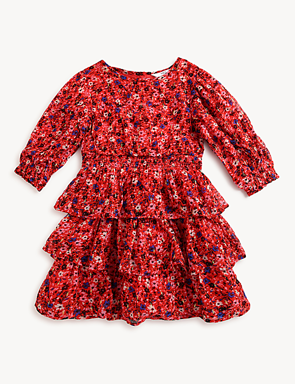 M and s floral dress best sale