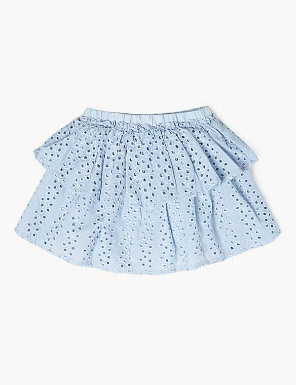 2pc Pure Cotton Top & Skirt Set