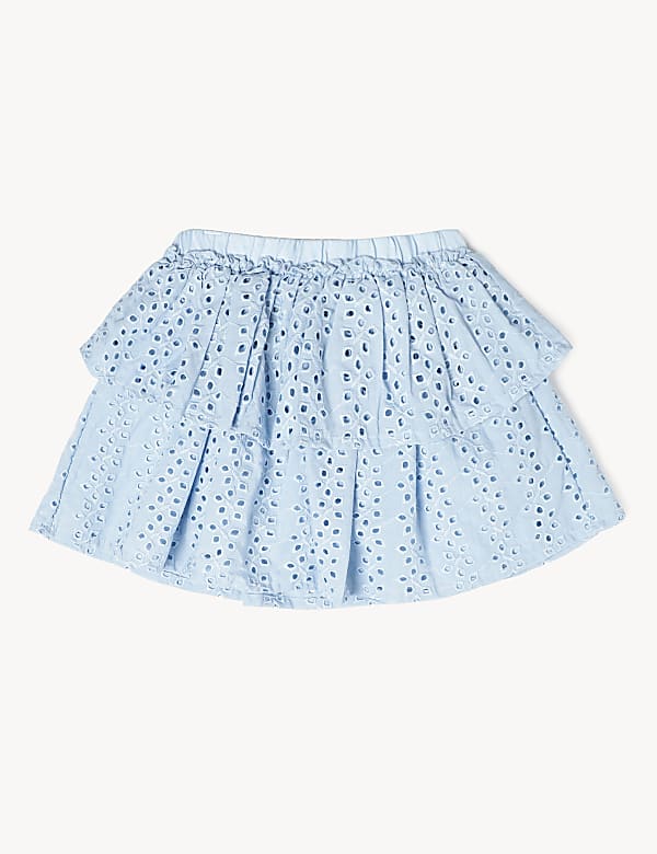 2pc Pure Cotton Top & Skirt Set