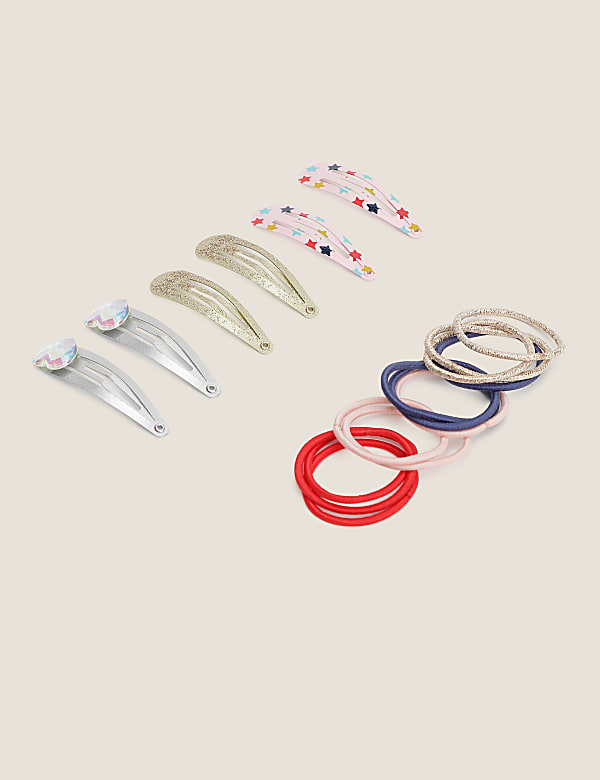 Girls Heart Hairbands & Clip