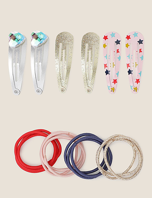Girls Heart Hairbands & Clip