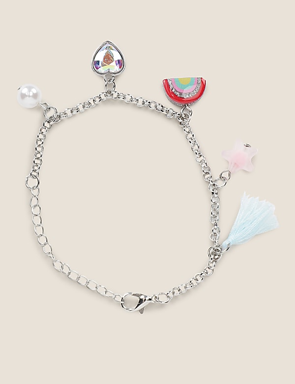 Girls Charm Detailed Bracelet