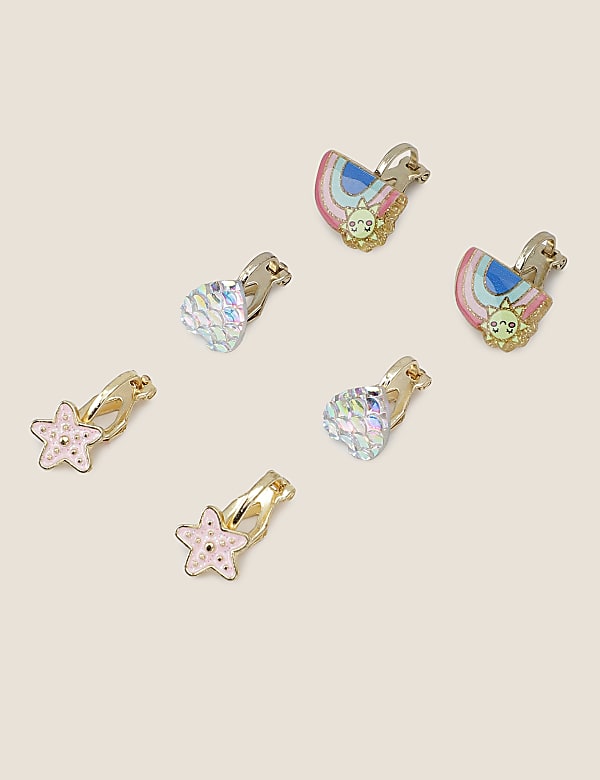 Girls Pack of 3 Earrings