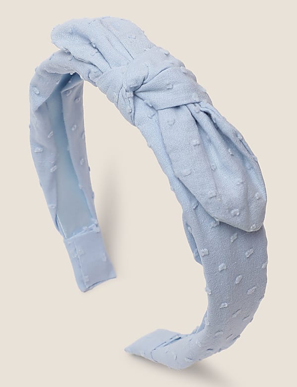 Kids' Denim Headband with Bow