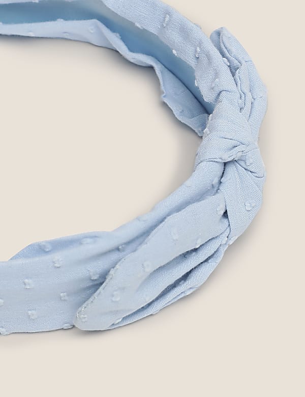 Kids' Denim Headband with Bow
