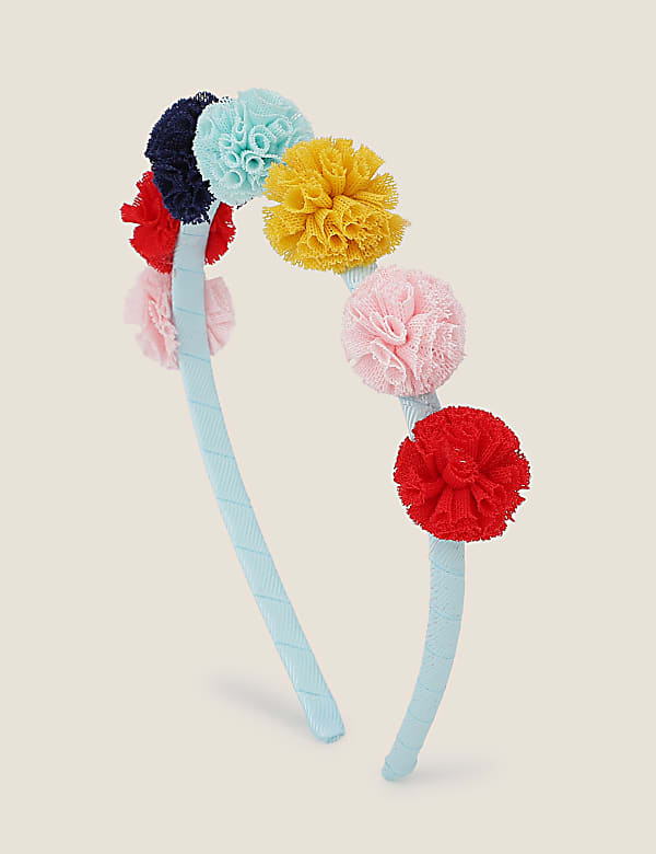 Girls Pom Headband
