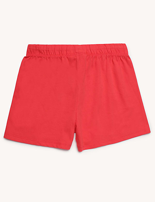 Pure Cotton Printed Round Neck Shorts Set