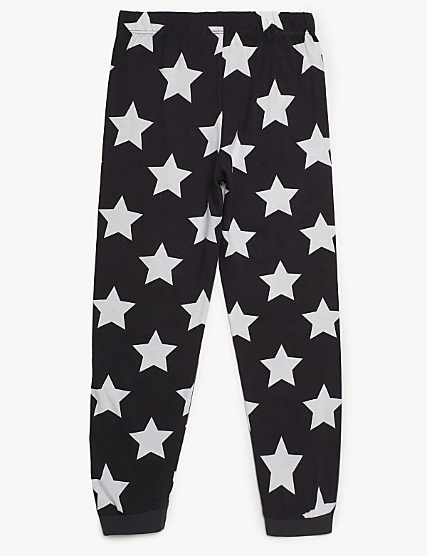 Pure Cotton Stripes Round Neck Pyjama Set