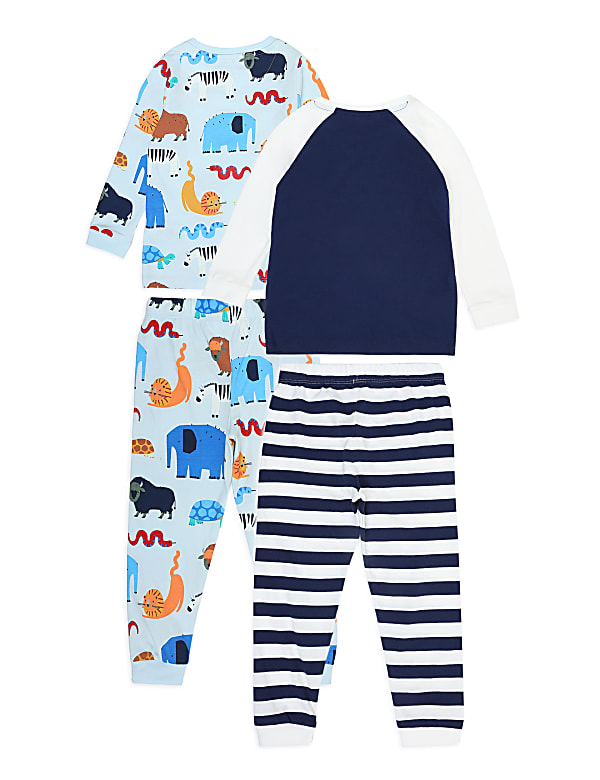 Pure Cotton Crew Neck Nightwear Set