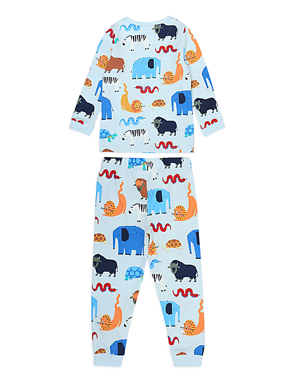 Pure Cotton Crew Neck Nightwear Set