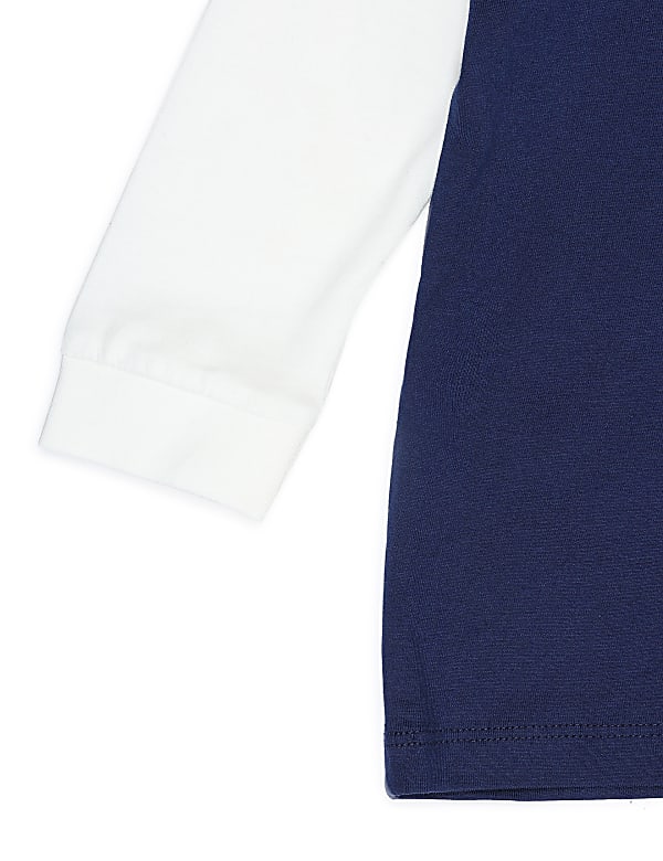 Pure Cotton Crew Neck Nightwear Set